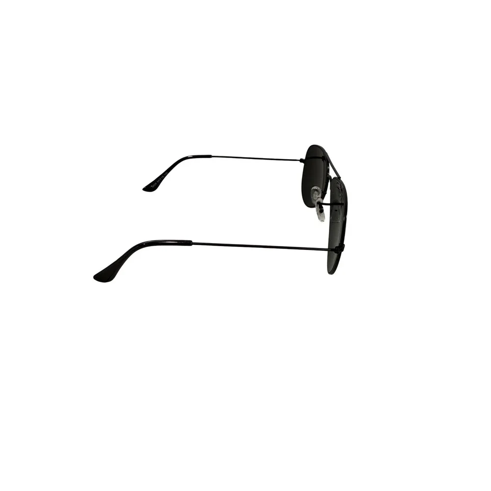 Ray-Ban Aviator Classic Black Metal Sunglasses RB3025 58mm Made in Italy